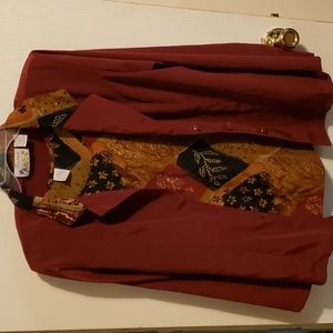 Freestyle sleeveless blouse &jacket